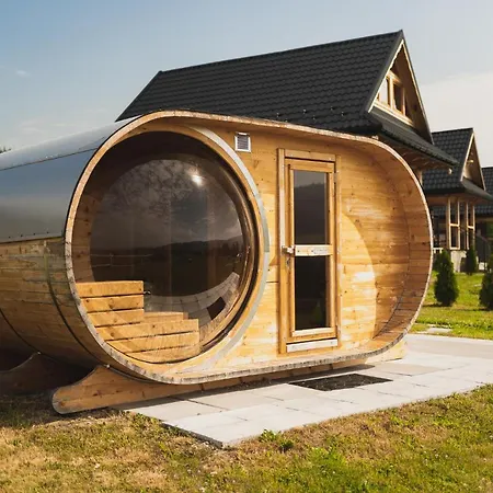 Gorce Sauna Jacuzzi Alpesi faház Klikuszowa